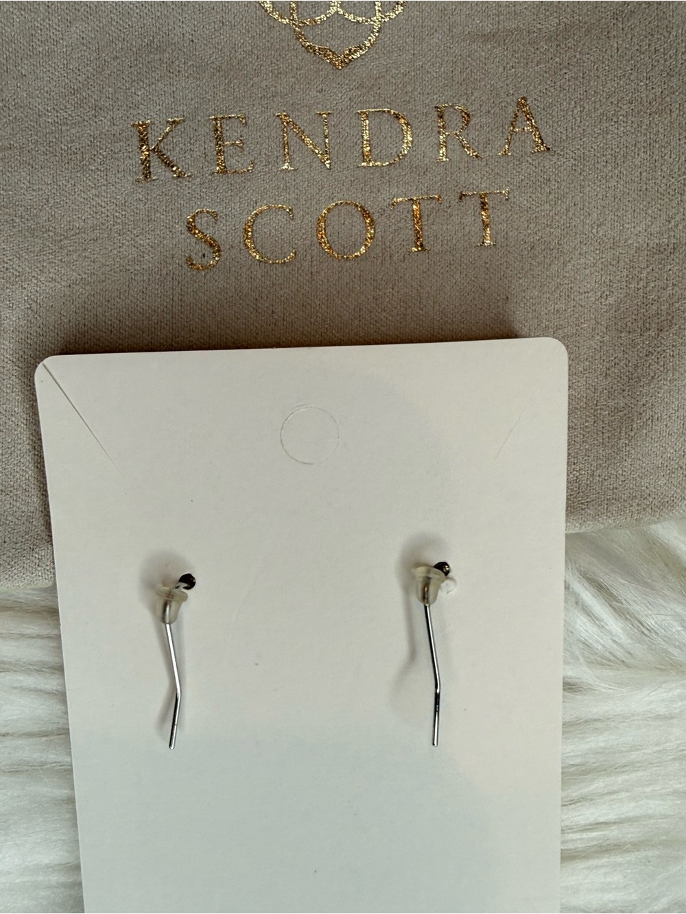Kendra Scott Lee Silver Drop Earrings in Watercolor Illusion ✨ - Picture 16 of 16